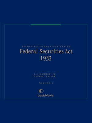 cover image of Federal Securities Act of 1933